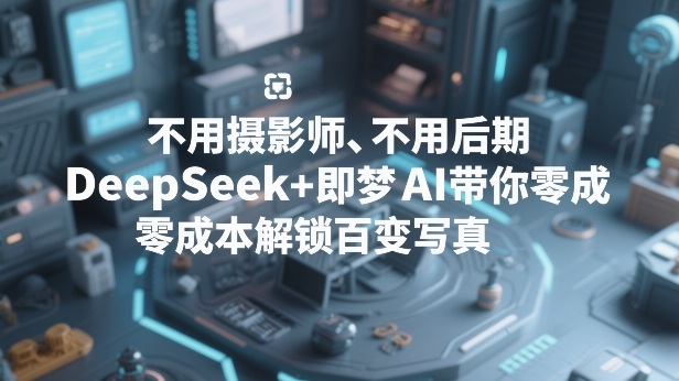 不用摄影师、不用后期，DeepSeek+即梦AI带你零成本解锁百变写真！-轻创星球网