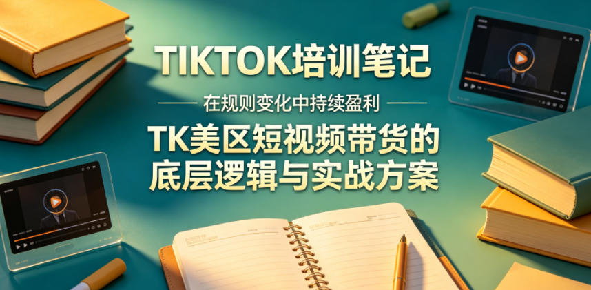 视界跨境TIKTOK4月17培训笔记，在规则变化中持续盈利，TK美区短视频带货的底层逻辑与实战方案【文档】-轻创星球网