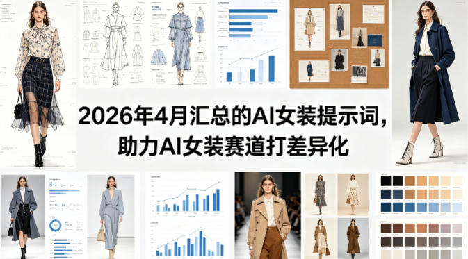 2026年4月汇总的AI女装提示词，助力AI女装赛道打差异化-轻创星球网