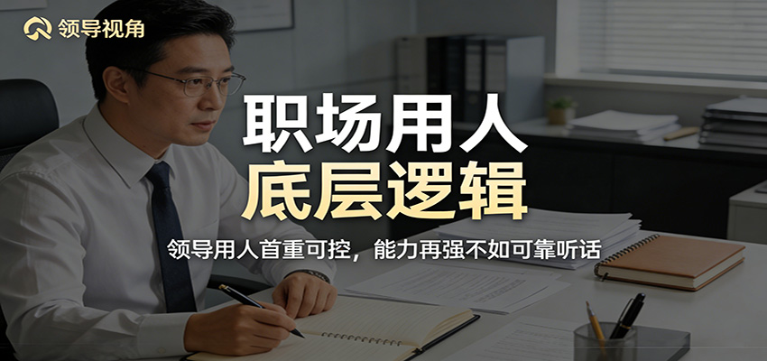 公众号付费文章：职场用人底层逻辑，领导用人首重可控，能力再强不如可靠听话-轻创星球网