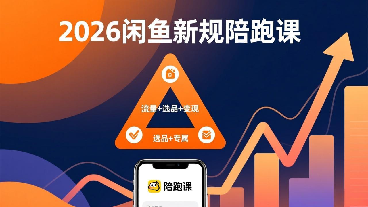 2026闲鱼高阶陪跑课全新上线，带你吃透新规玩转选品流量，从零搭建稳定变现盈利体系-轻创星球网