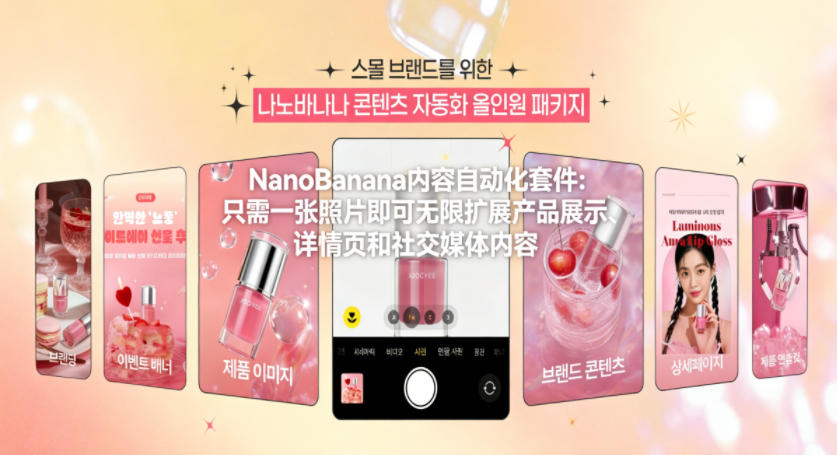 NanoBanana内容自动化套件：只需一张照片即可无限扩展产品展示、详情页和社交媒体内容！-轻创星球网