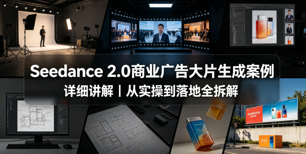 Seedance 2.0商业广告大片生成案例详细讲解｜从实操到落地全拆解-轻创星球网