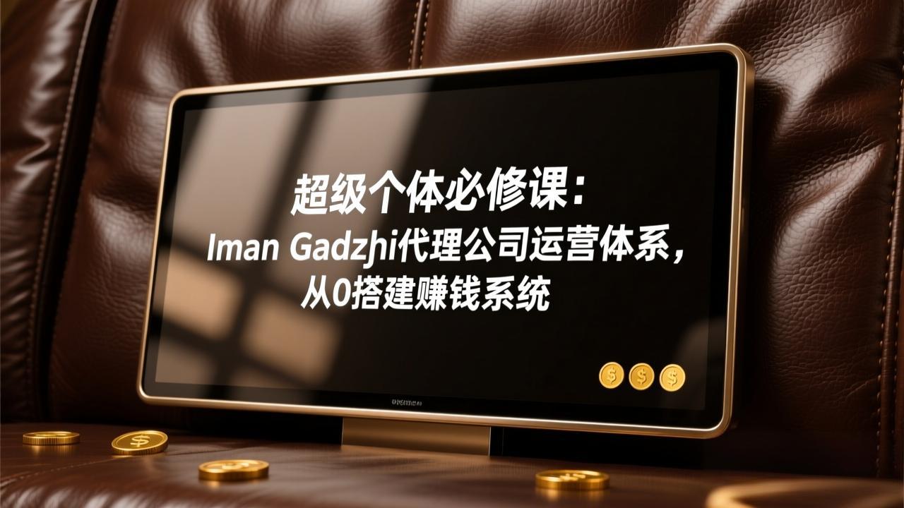 超级个体必修课：Iman Gadzhi代理公司运营体系，从0搭建赚钱系统-轻创星球网