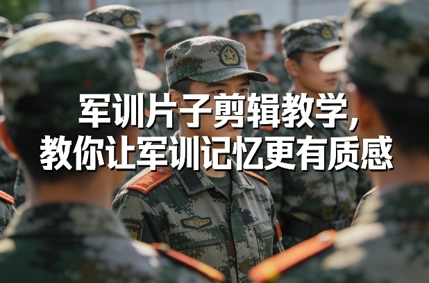 军训片子剪辑教学，教你让军训记忆更有质感-轻创星球网