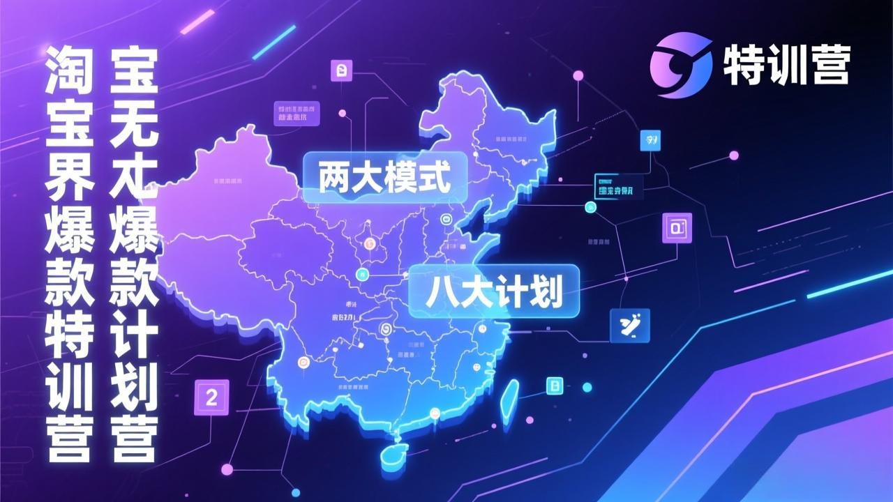 淘宝无界爆款训练营：2026年1月杭州线下高端集训课，3天构建两大模式八大计划体系-轻创星球网