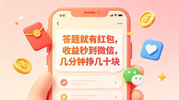 答题就有红包，收益秒到微信，几分钟挣几十块，学生党上班族宝妈都可以玩【揭秘】-轻创星球网