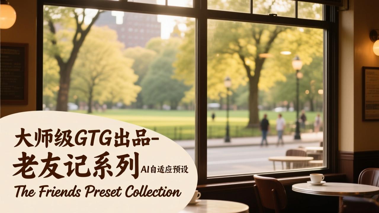 大师级GTG出品-老友记系列AI自适应预设The Friends Preset Collection-轻创星球网