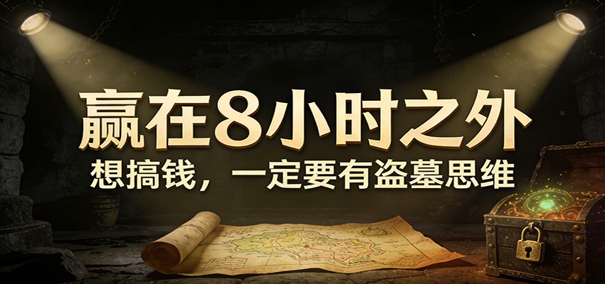 公众号付费文章《赢在8小时之外，想搞钱，一定要有盗墓思维》-轻创星球网