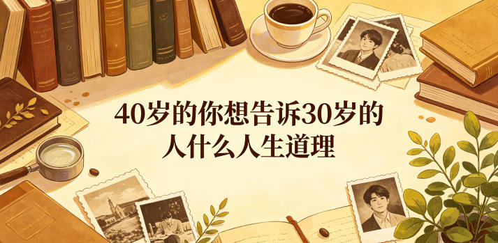 公众号付费文章：40岁的你想告诉30岁的人什么人生道理？-轻创星球网