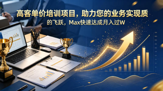 高客单价培训项目，助力您的业务实现质的飞跃，Max快速达成月入过W【原创双语字幕】-轻创星球网