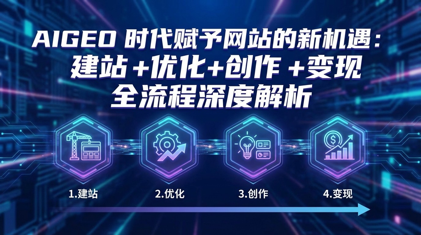 AIGEO+时代赋予网站的新机遇：建站+优化+创作+变现+全流程深度解析-轻创星球网