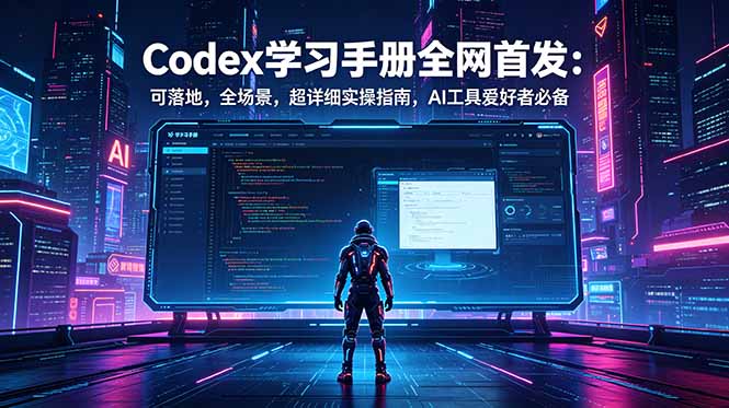 Codex学习手册全网首发：可落地，全场景，超详细实操指南，AI工具爱好者必备-轻创星球网