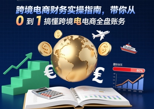 跨境电商财务实操指南，带你从0到1搞懂跨境电商全盘账务-轻创星球网
