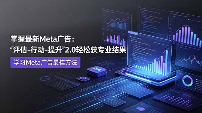 掌握最新的Meta广告，通过“评估-行动-提升”2.0版本轻松获得专业级结果。学习目前学习Meta广告的最佳方法-轻创星球网