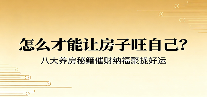 付费文章《怎么才能让房子旺自己？》八大养房秘籍催财纳福聚拢好运-轻创星球网