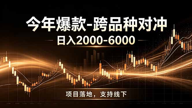 全新跨品种对冲模式上线!日稳定盈利 2000-6000,合规长久可批量放大-轻创星球网