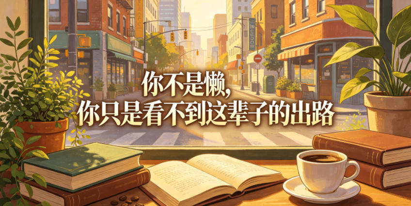 付费文章：你不是懒，你只是看不到这辈子的出路-轻创星球网