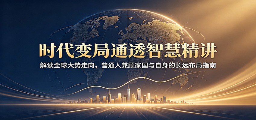 时代变局通透智慧精讲：解读全球大势走向，普通人兼顾家国与自身的长远布局指南-轻创星球网