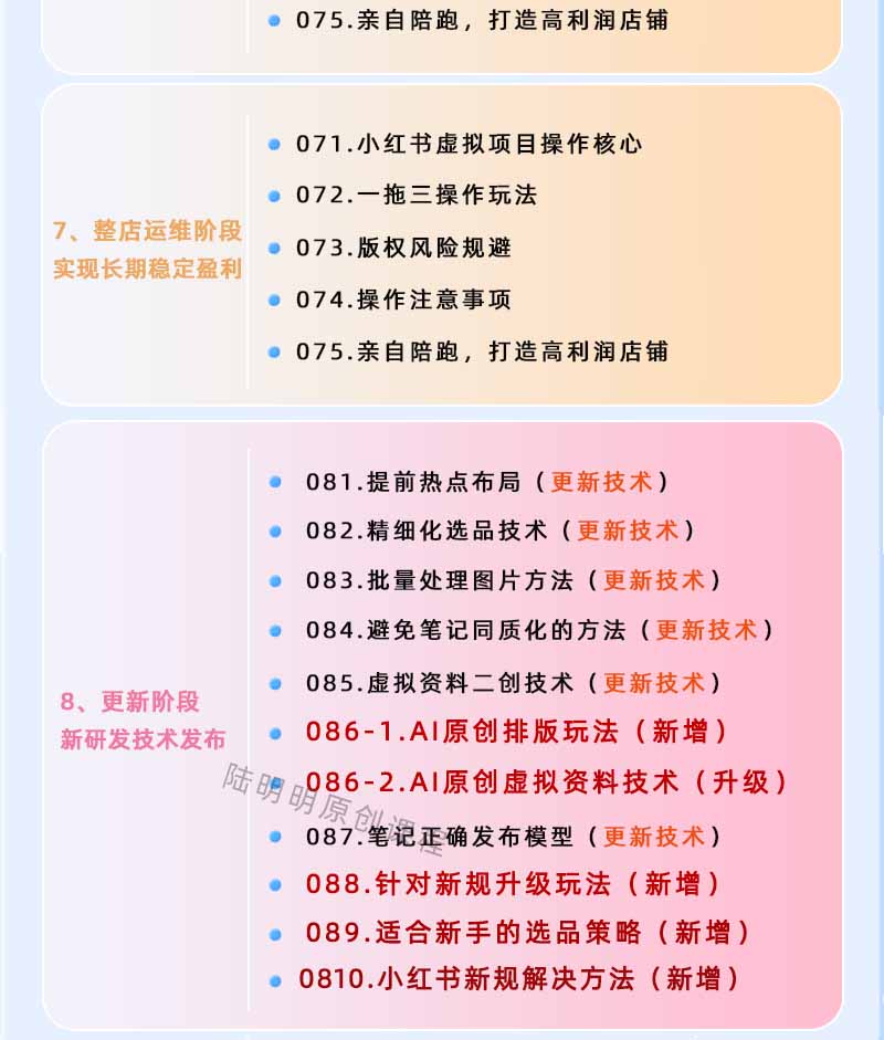 图片[4]-小红书虚拟项目特训班9.0，全面拥抱AI，批量产出原创PPT货源，单品/单店纯利润几万到几十W-轻创星球网
