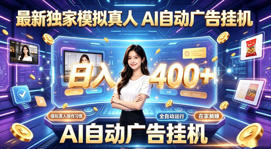 最新独家模拟真人，AI自动挂号挂G，日入400+，全程全自动运行，无需人工【揭秘】-轻创星球网