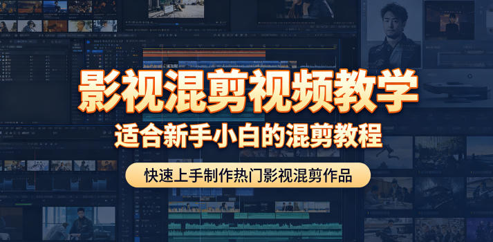 影视混剪视频教学，适合新手小白的混剪教程，快速上手制作热门影视混剪作品-轻创星球网