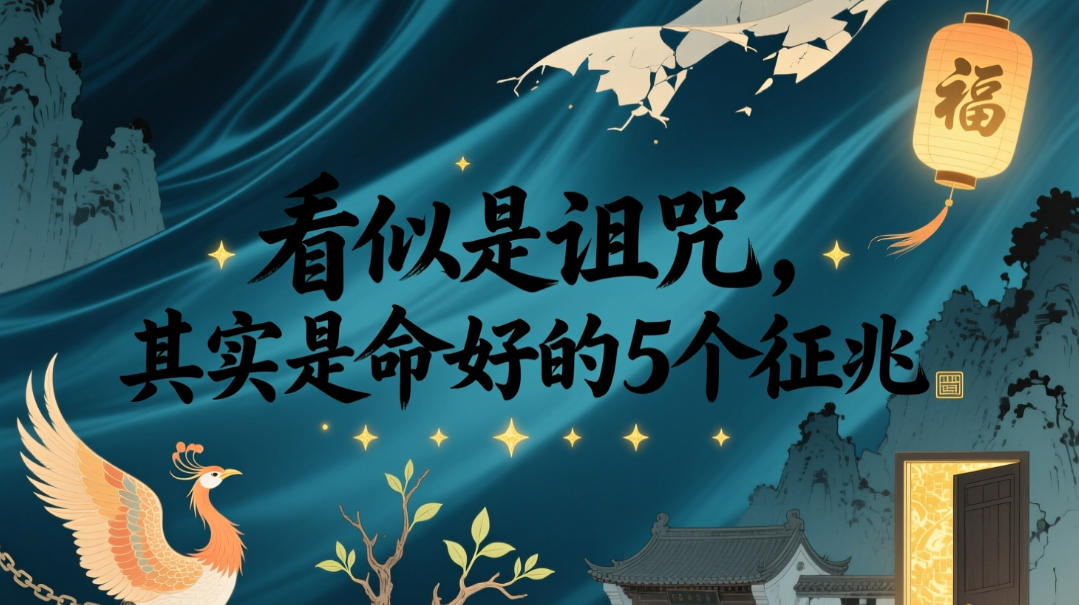 付费文章：看似是诅咒，其实是命好的5个征兆-轻创星球网