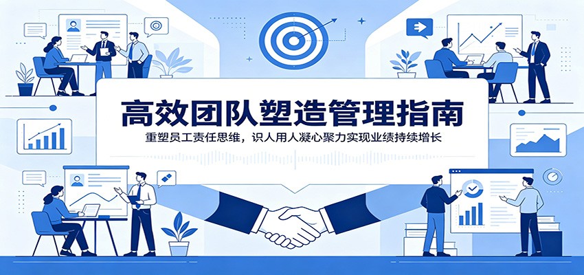 高效团队塑造管理指南：重塑员工责任思维，识人用人凝心聚力实现业绩持续增长-轻创星球网