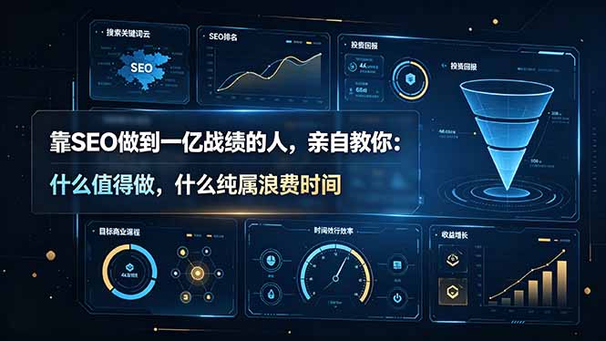 靠SEO做到一亿战绩的人，亲自教你：什么值得做，什么纯属浪费时间【原创双语字幕】-轻创星球网