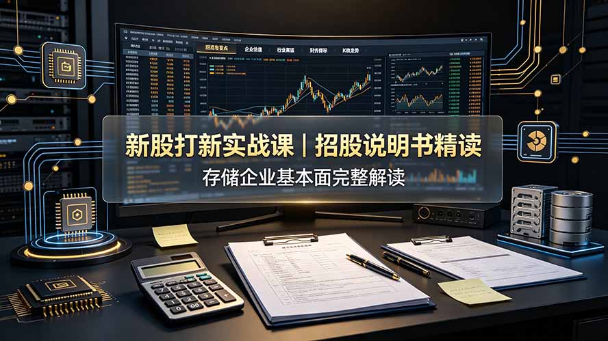 付费文章：新股打新实战课｜招股说明书精读，存储企业基本面完整解读-轻创星球网