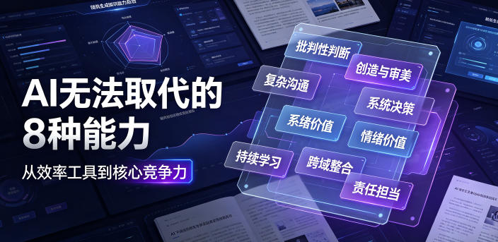 付费文章：AI无法取代的8种能力-轻创星球网