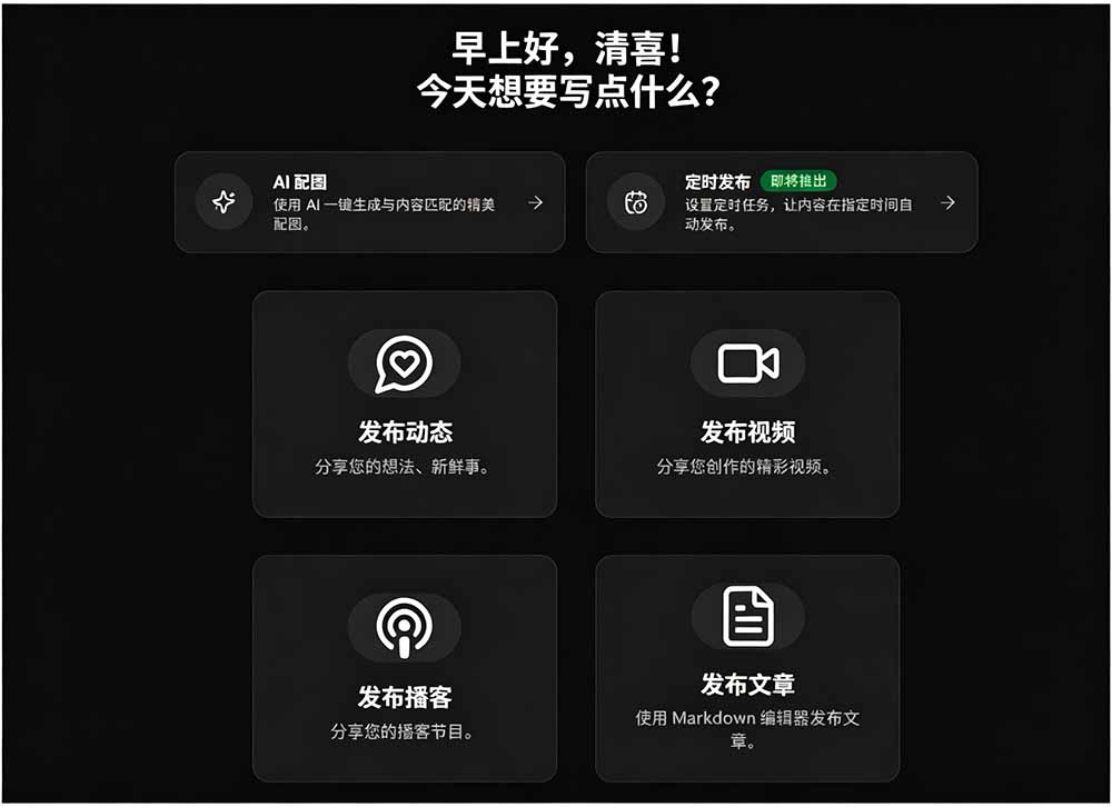 图片[1]-一键发布内容到 10+ 社交媒体平台！支持视频/图片内容，一次编辑全网-轻创星球网