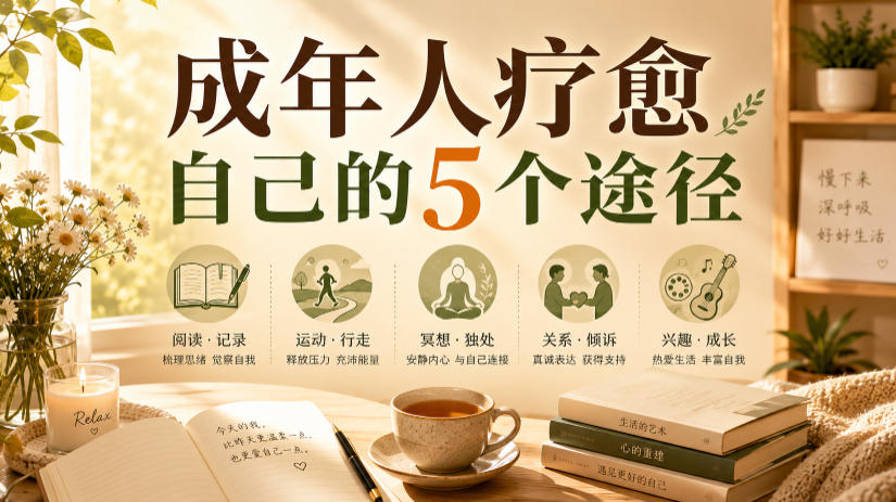 付费文章：成年人疗愈自己的5个途径-轻创星球网