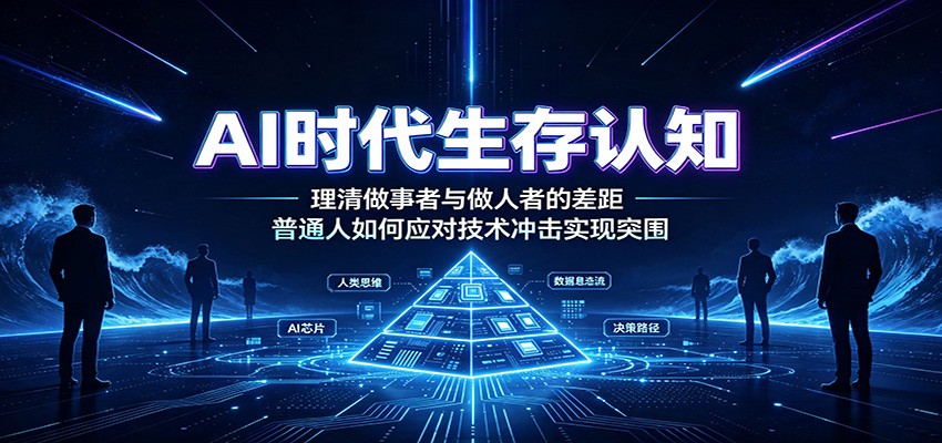 AI时代生存认知：理清做事者与做人者的差距，普通人如何应对技术冲击实现突围-轻创星球网