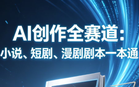 AI创作全赛道：小说、短剧、漫剧剧本一本通(更新7月)-轻创星球网