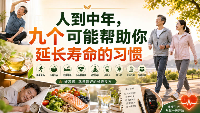 付费文章：人到中年，九个可能帮助你延长寿命的习惯-轻创星球网