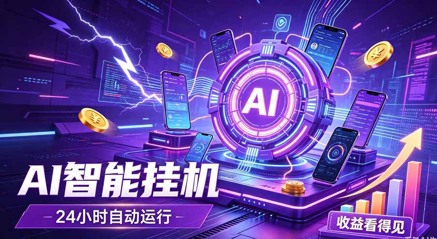AI智能广告挂机，躺赚新模式 设备托管运行，解放双手持续变现-轻创星球网