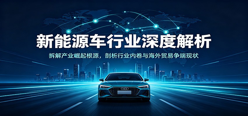 新能源车行业深度解析：拆解产业崛起根源，剖析行业内卷与海外贸易争端现状-轻创星球网