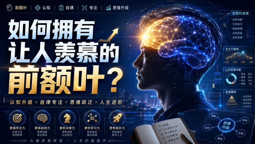 付费文：如何拥有让人羡慕的前额叶？-轻创星球网