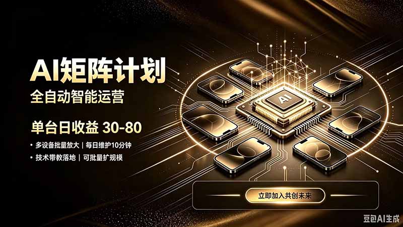 AI智能对话，矩阵规模化创业，全程技术扶持，长久稳定，日入800+-轻创星球网