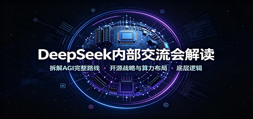 DeepSeek内部交流会解读：拆解AGI完整路线，开源战略与算力布局底层逻辑-轻创星球网
