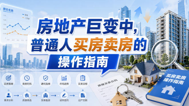 付费文章：房地产巨变中，普通人买房卖房的操作指南【上篇+下篇】-轻创星球网