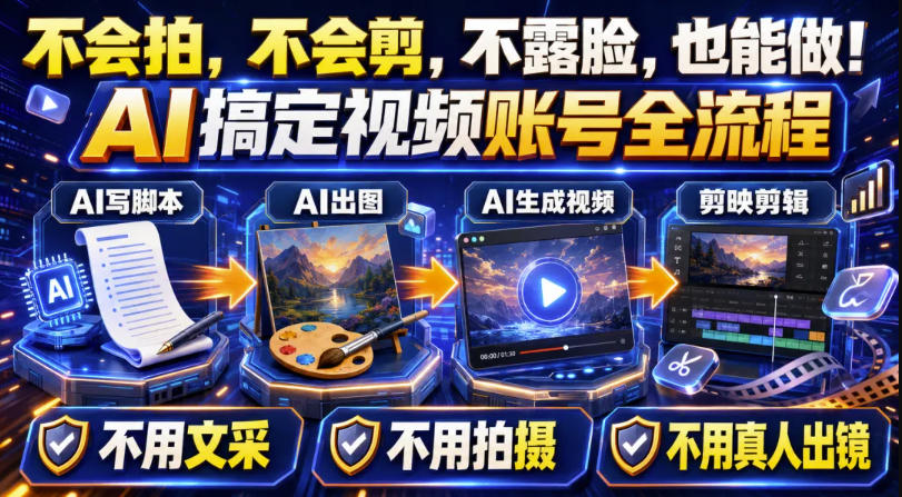 AI短视频起号实战项目，用AI做视频起号，45天涨粉12W，一条广告8.5k，广告接到手软，引流、变现两不误！-轻创星球网