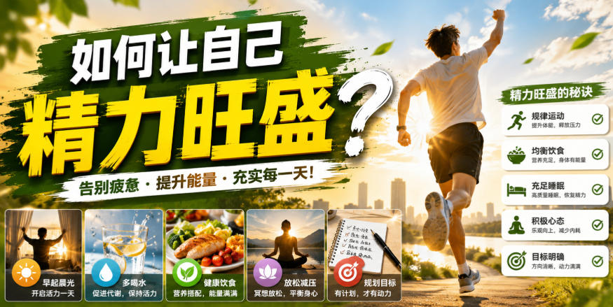 付费文章：如何让自己精力旺盛？-轻创星球网