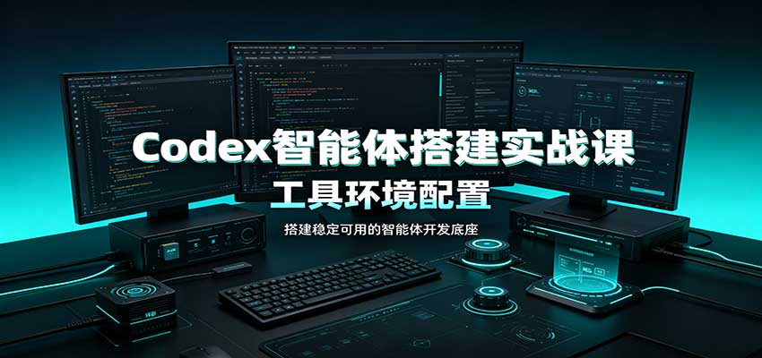 Codex智能体搭建实战课：工具环境配置，自定义技能开发，多业务自动化教学-轻创星球网