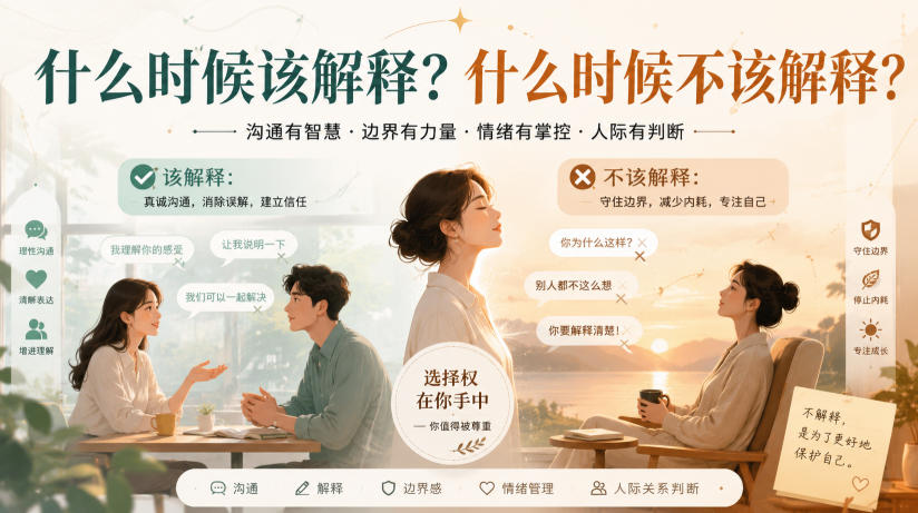 付费文章：什么时候该解释？什么时候不该解释？-轻创星球网