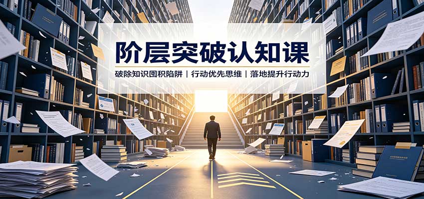 阶层突破认知课：破除知识囤积陷阱，行动优先思维，落地提升行动力-轻创星球网