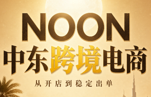 NOON中东跨境电商：从开店到稳定出单(更新2026)-轻创星球网
