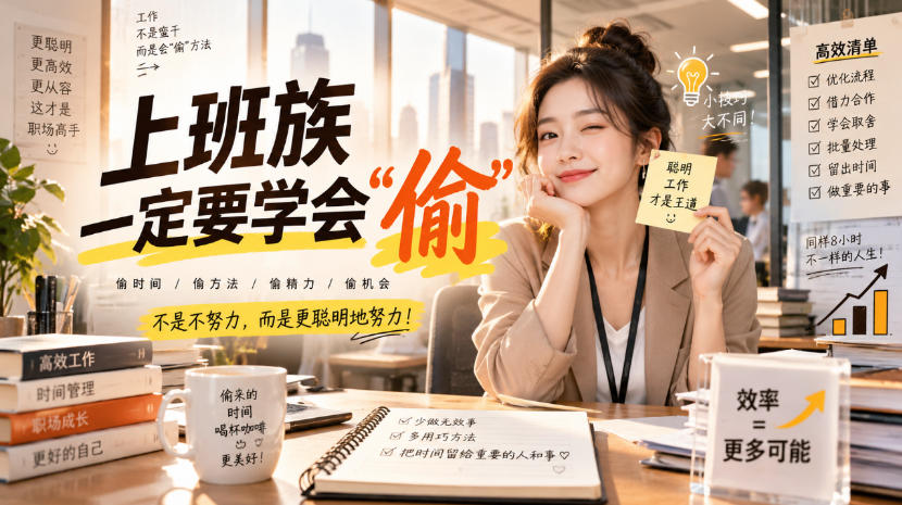 某社群精选付费文：上班族一定要学会“偷“-轻创星球网