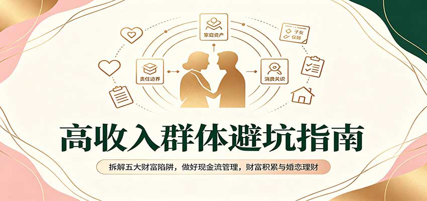 高收入群体避坑指南：拆解五大财富陷阱，做好现金流管理，财富积累与婚恋理财-轻创星球网